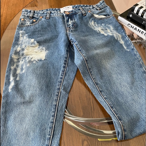 One Teaspoon Low Waist Trashed Pacifica Fr… - Picture 7 of 9